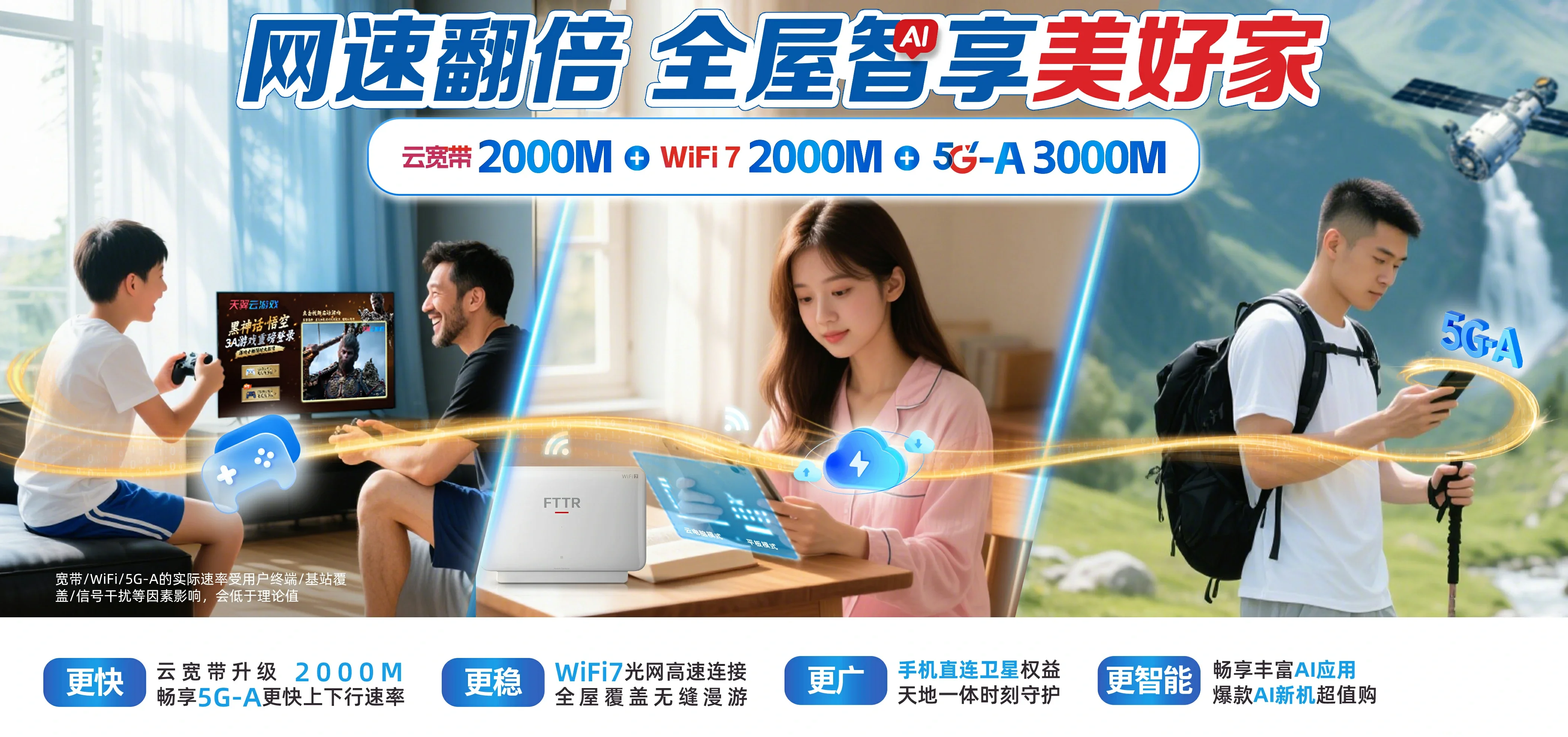 中国电信 山城区电信宽带 宽带套餐